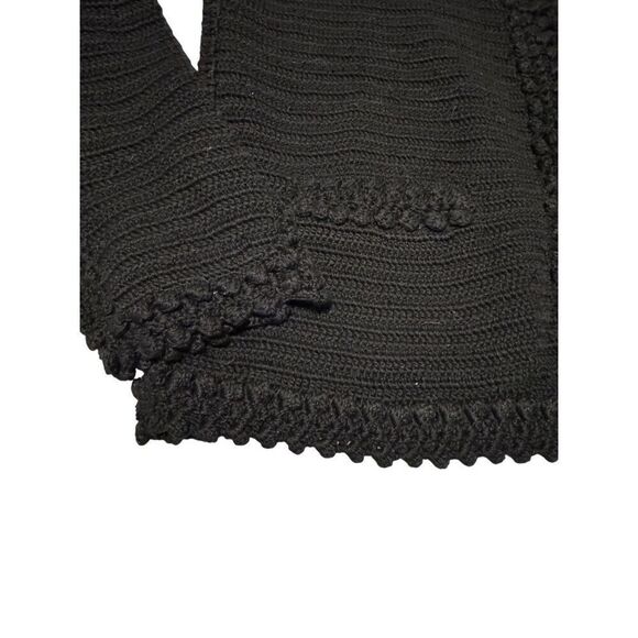 Zadig & Voltaire size large Marty black cotton knit cardigan sweater - NWT - Picture 8 of 12